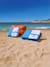 Matelas de plage flottant 2 en 1 Bleu ciel+Rose pâle 3 - vertbaudet enfant 