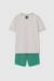 Ensemble enfant t-shirt et pantalon en coton Gris 2 - vertbaudet enfant 