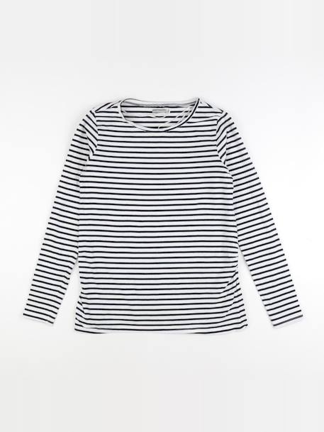 Tee-shirt grossessegrossesse - 42 à 44 Blanc, bleu 1 - vertbaudet enfant 