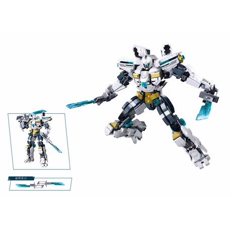 Robot pr mecha blanc Blanc 5 - vertbaudet enfant 