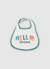 Pack de 2 bavoirs bébé coton Blanc 2 - vertbaudet enfant 