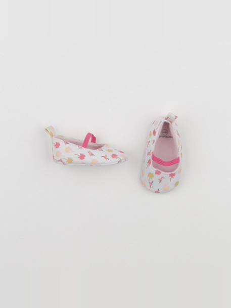 Chaussons - pointure 16/17 Blanc, rose 1 - vertbaudet enfant 