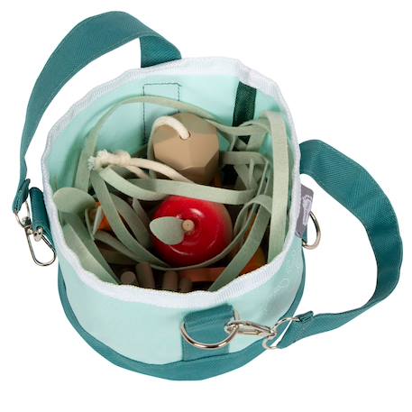 Set de fourrage pour chevaux avec sac Bleu 3 - vertbaudet enfant 