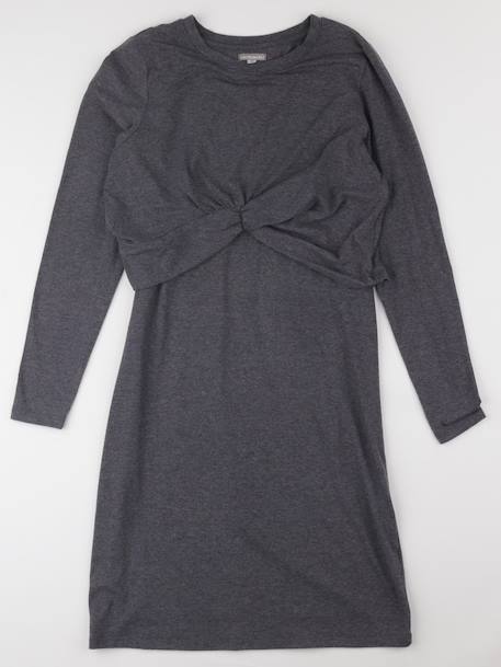 Robe grossesseallaitement - 34 à 36 Gris 1 - vertbaudet enfant 