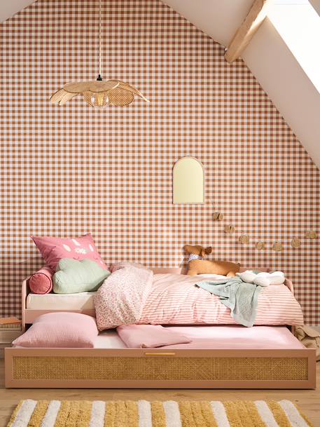 Lit enfant gigogne POESIE 90x190cm rose 3 - vertbaudet enfant 