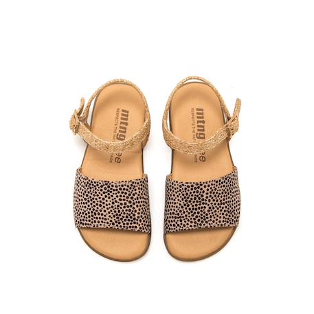 Sandales filles synthétique boucle barefoot Brown 2 - vertbaudet enfant 