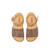 Sandales filles synthétique boucle barefoot Brown 2 - vertbaudet enfant 
