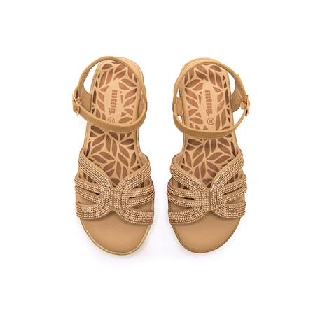 Sandales filles synthétique boucle Brown 2 - vertbaudet enfant 