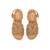 Sandales filles synthétique boucle Brown 2 - vertbaudet enfant 