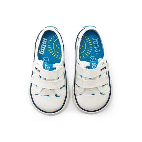 Sneakers garçon synthétique fermeture adhésive barefoot White 2 - vertbaudet enfant 