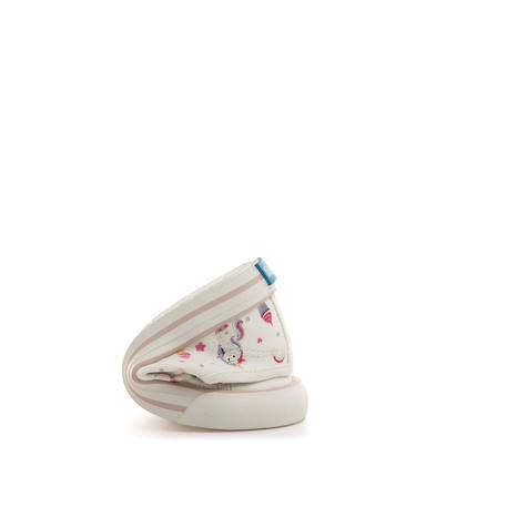 Sneakers bébé filles synthétique fermeture adhésive barefoot White 3 - vertbaudet enfant 