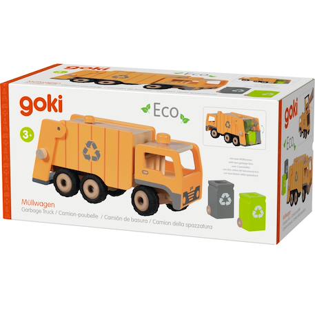 Camion poubelle eco Orange 4 - vertbaudet enfant 