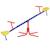 Trébuchet rotatif 360° - balançoire à bascule enfant Multicolore 2 - vertbaudet enfant 