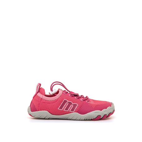 Sneakers filles synthétique lacets Grey+Pink 6 - vertbaudet enfant 