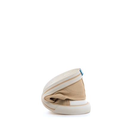 Sneakers filles synthétique lacets- fermeture adhésive barefoot Beige 3 - vertbaudet enfant 
