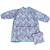 Bavoir tablier manches longues nomade évolutif Bleu+Gris+Vert+Violet 4 - vertbaudet enfant 