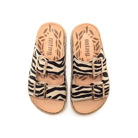 Sandales filles synthétique Black+Brown 4 - vertbaudet enfant 