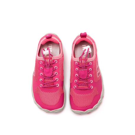 Sneakers filles synthétique lacets Grey+Pink 7 - vertbaudet enfant 