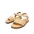 Sandales filles synthétique boucle barefoot Beige 6 - vertbaudet enfant 