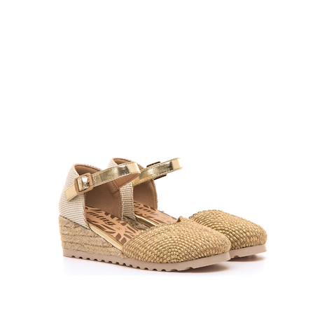 Sandales compensées filles synthétique boucle Grey+Yellow 10 - vertbaudet enfant 