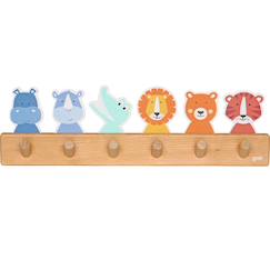 Linge de maison et décoration-Décoration-Porte-manteau, patère-Portemanteau animaux