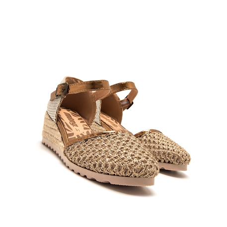 Sandales compensées fille synthétique boucle Brown 6 - vertbaudet enfant 