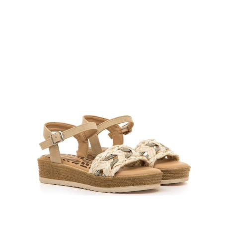 Sandales filles synthétique boucle Beige 5 - vertbaudet enfant 