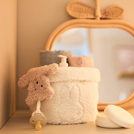 Panier de rangement teddy miffy oatmeal (14 x 18 cm) Beige 4 - vertbaudet enfant 