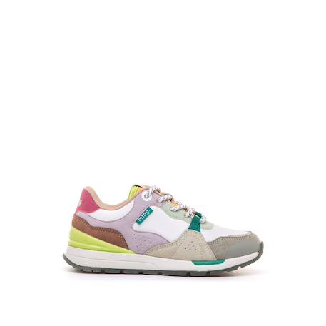 Sneakers filles synthétique lacets Violet 1 - vertbaudet enfant 