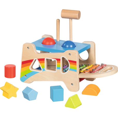 Banc à marteler et encastrer avec xylophone Beige 4 - vertbaudet enfant 
