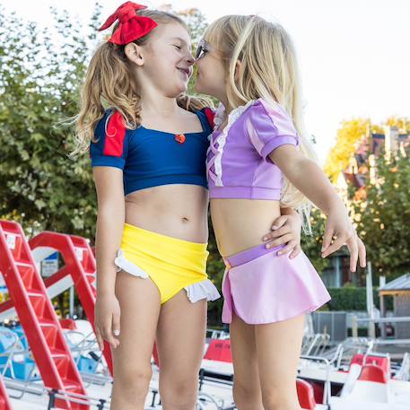 Maillot de bain 2 pièces fille princesse uv upf 50+ Bleu 6 - vertbaudet enfant 