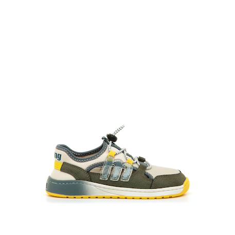 Sneakers garçon synthétique élastique barefoot Green 1 - vertbaudet enfant 