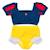 Maillot de bain 2 pièces fille princesse uv upf 50+ Bleu 2 - vertbaudet enfant 