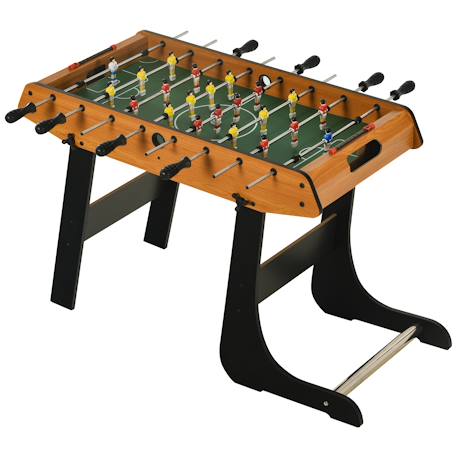 Baby-foot table de babyfoot pliable dim. 98l x 42l x 62h cm 2 balles fournies mdf Marron - bois et noir 2 - vertbaudet enfant 