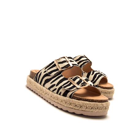 Sandales filles synthétique Black+Brown 6 - vertbaudet enfant 