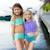 Maillot de bain 2 pièces fille princesse uv upf 50+ Vert 3 - vertbaudet enfant 