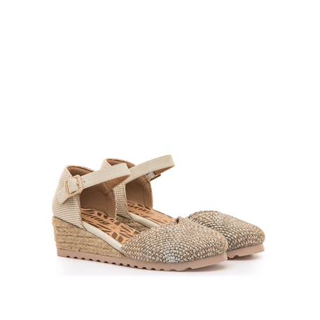 Sandales compensées filles synthétique boucle Grey+Yellow 5 - vertbaudet enfant 