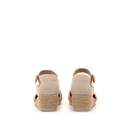 Sandales compensées filles synthétique boucle Grey+Yellow 8 - vertbaudet enfant 