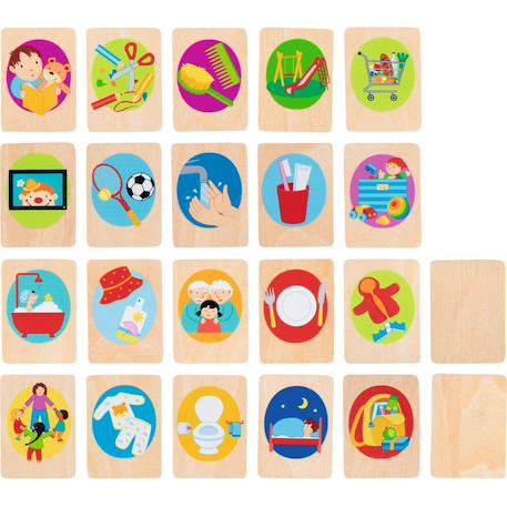 Cartes d'activités quotidiennes pour enfant Beige 5 - vertbaudet enfant 