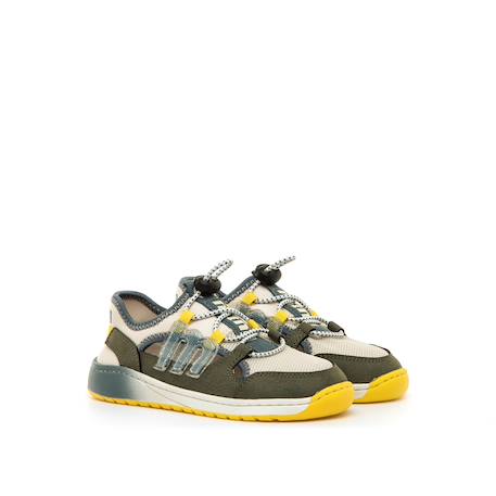 Sneakers garçon synthétique élastique barefoot Green 4 - vertbaudet enfant 