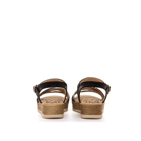 Sandales filles synthétique boucle Black+Brown 3 - vertbaudet enfant 