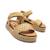Sandales filles synthétique boucle Beige 4 - vertbaudet enfant 