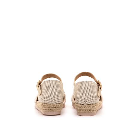 Sandales filles synthétique boucle Beige 3 - vertbaudet enfant 