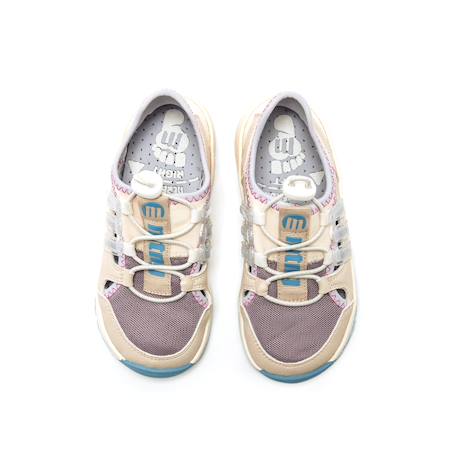 Sneakers filles synthétique élastique barefoot Purple+White 2 - vertbaudet enfant 