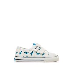 Chaussures-Chaussures bébé 17-26-Sneakers garçon synthétique fermeture adhésive barefoot