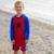 Maillot de bain garçon 2 pièces anti-uv super-héros Rouge 4 - vertbaudet enfant 