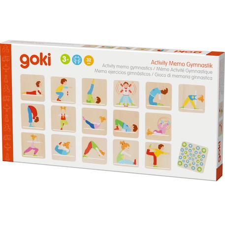 Mémo activité gymnastique Beige 2 - vertbaudet enfant 