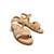 Sandales filles synthétique boucle Beige 2 - vertbaudet enfant 