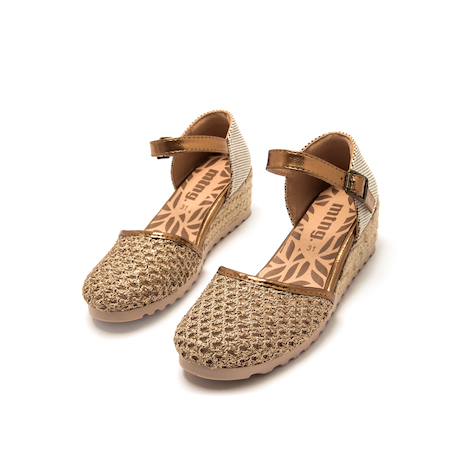 Sandales compensées fille synthétique boucle Brown 2 - vertbaudet enfant 