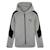 Sweat zippé garçon à capuche Gris 1 - vertbaudet enfant 